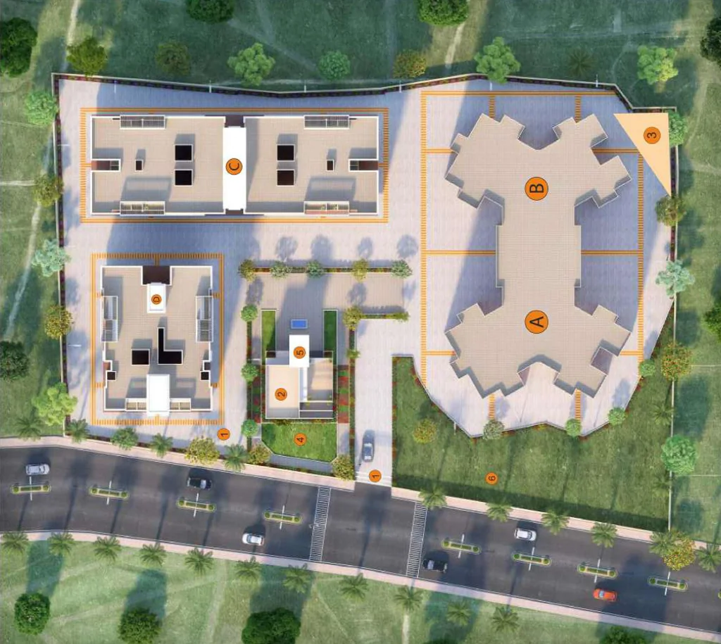 Master Plan of Galaxy Aangan Phase 2 in Talegaon Dabhade, Pune - Image 434571