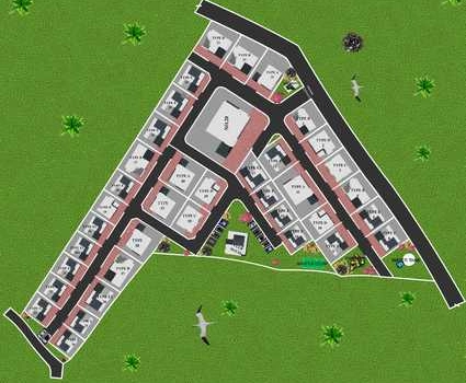 Master Plan of Midhun Pravasi Nakshatra Villa in Peyad, Thiruvananthapuram - Image 434775