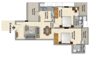 2 BHK Flat in PRS Krishna in Pulimoodu, Thiruvananthapuram - Image 930991