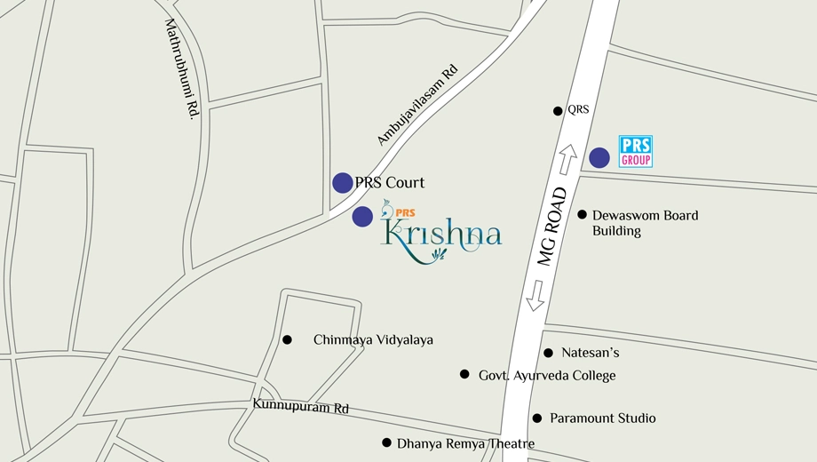 Location of PRS Krishna in Pulimoodu, Thiruvananthapuram - Image 434794