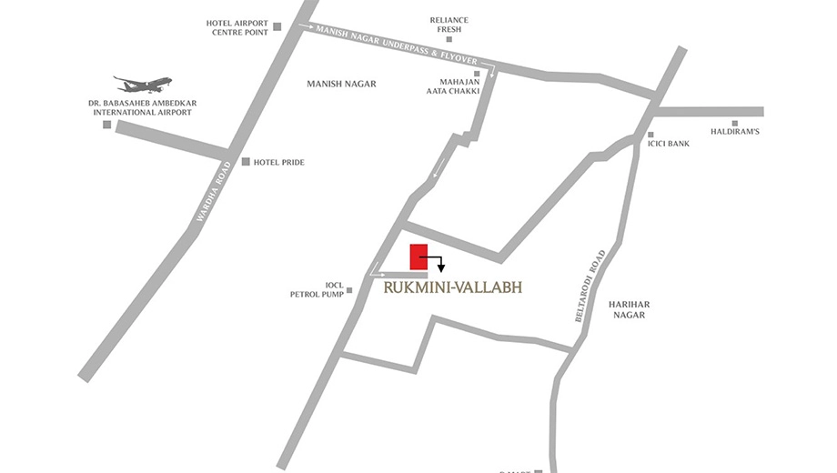 Location of Mahika Rukhmini Vallabh in Manish Nagar, Nagpur - Image 434582