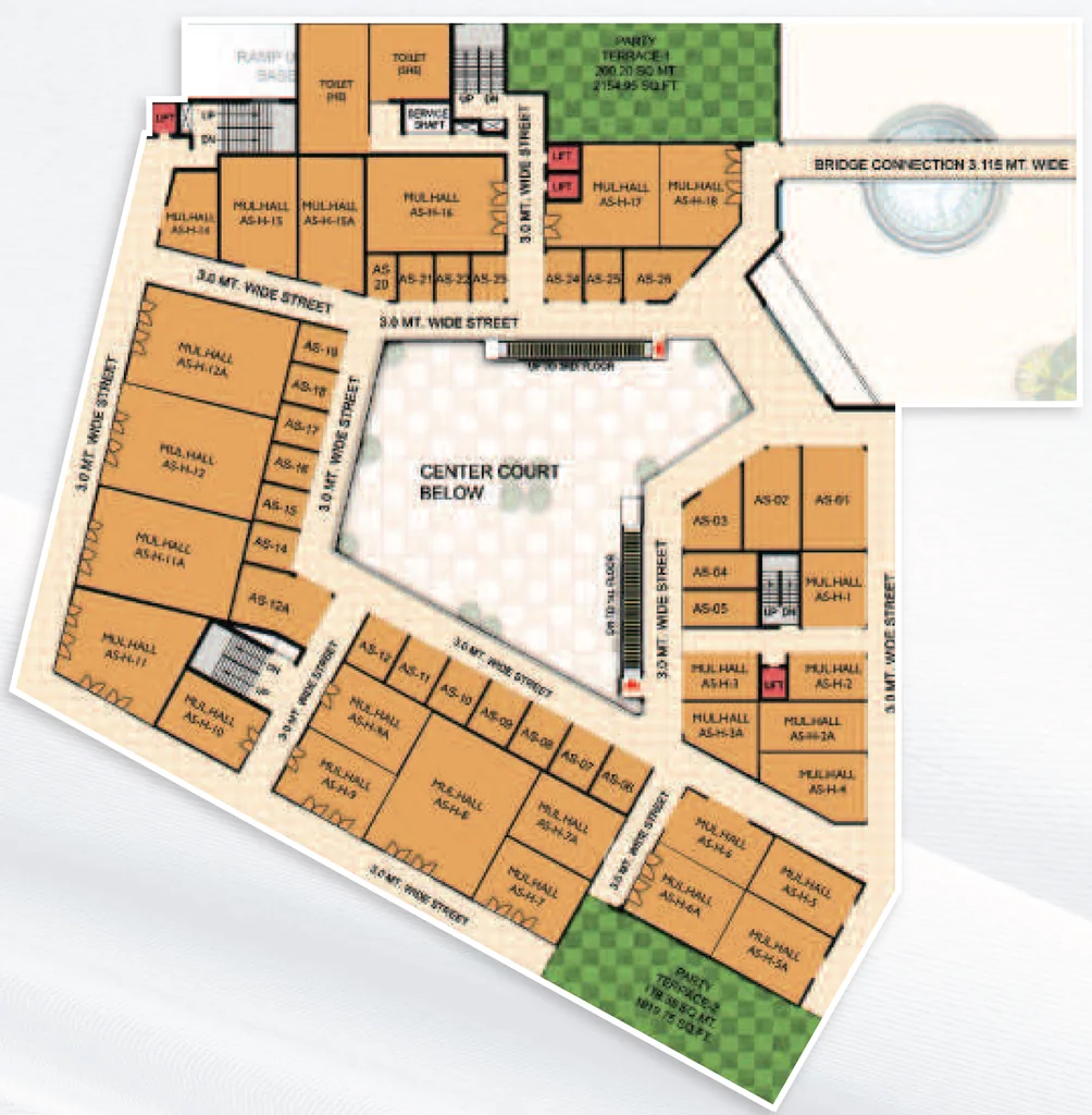 Floor Plan of Himalaya City Centre Gold in Raj Nagar Extension, Ghaziabad - Image 434606