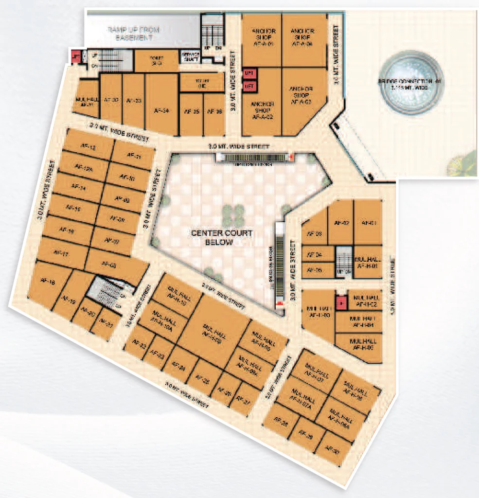 Floor Plan of Himalaya City Centre Gold in Raj Nagar Extension, Ghaziabad - Image 434607