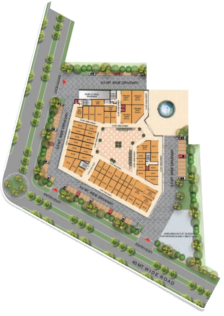 Floor Plan of Himalaya City Centre Gold in Raj Nagar Extension, Ghaziabad - Image 434605