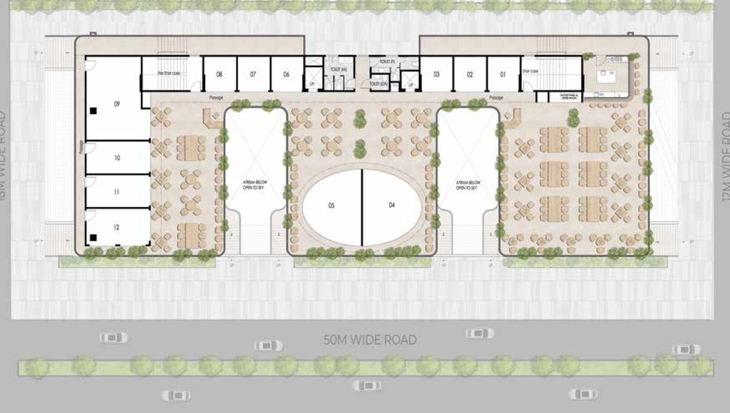 Floor Plan of Jindalsons Opus in Siddhartha Vihar, Ghaziabad - Image 434616