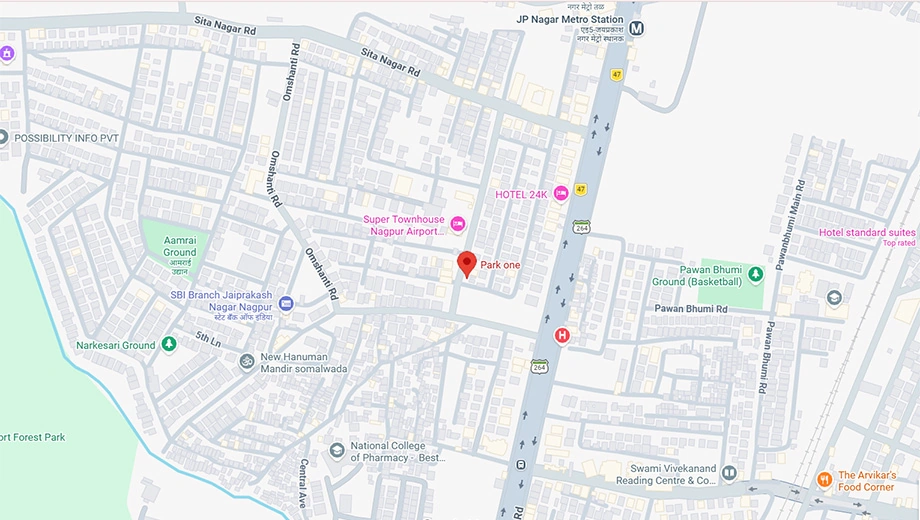 Location of ABC Park One in Wardha Road, Nagpur - Image 434710