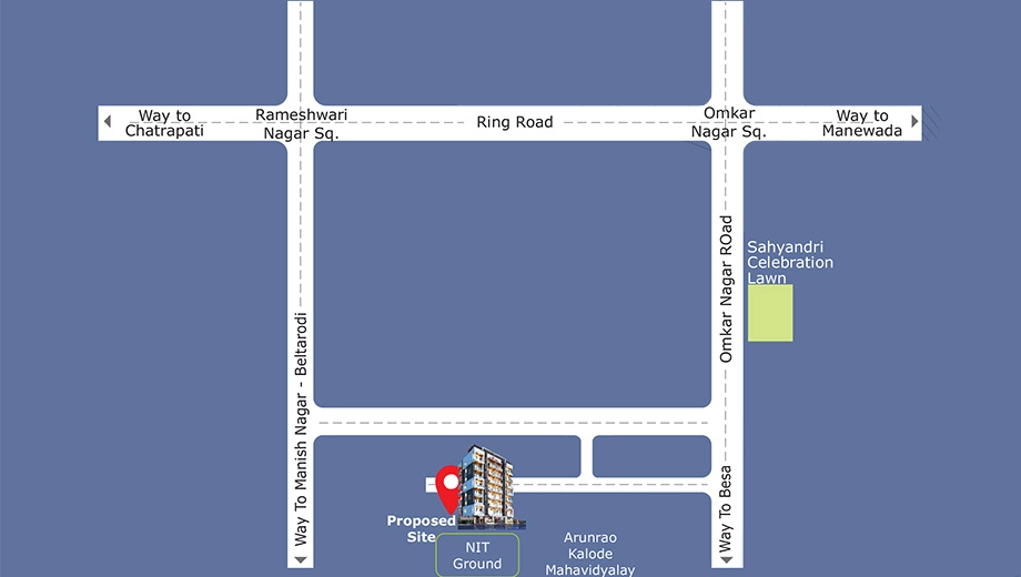 Location of Ayush Shourya in Omkar Nagar, Nagpur - Image 434715