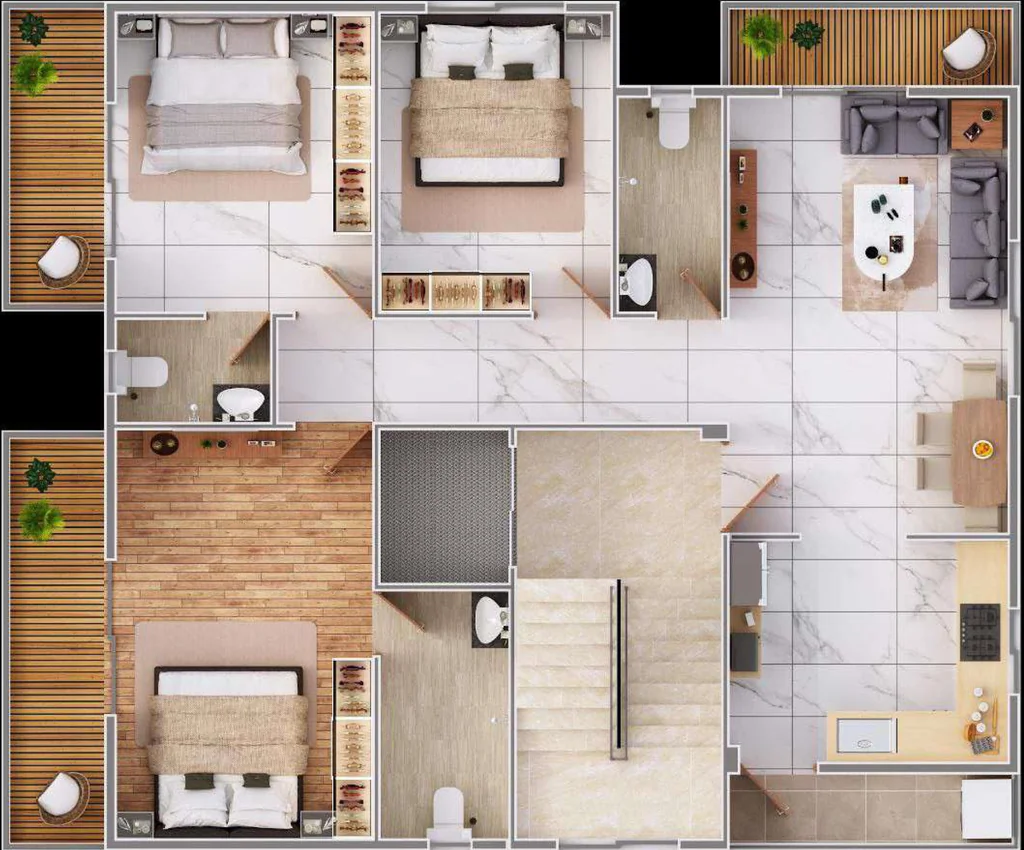 3 BHK Flat in Chaitanya Phase 1 in Manish Nagar, Nagpur - Image 930967