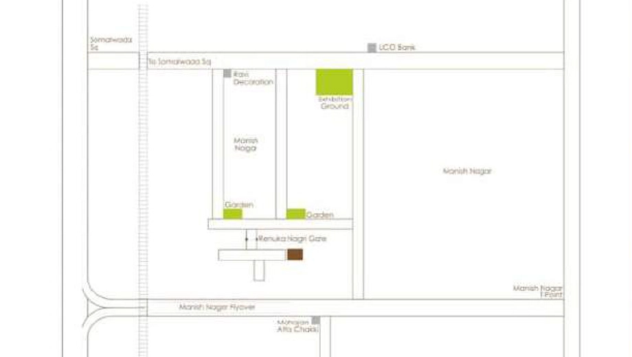 Location of Chaitanya Phase 1 in Manish Nagar, Nagpur - Image 434723