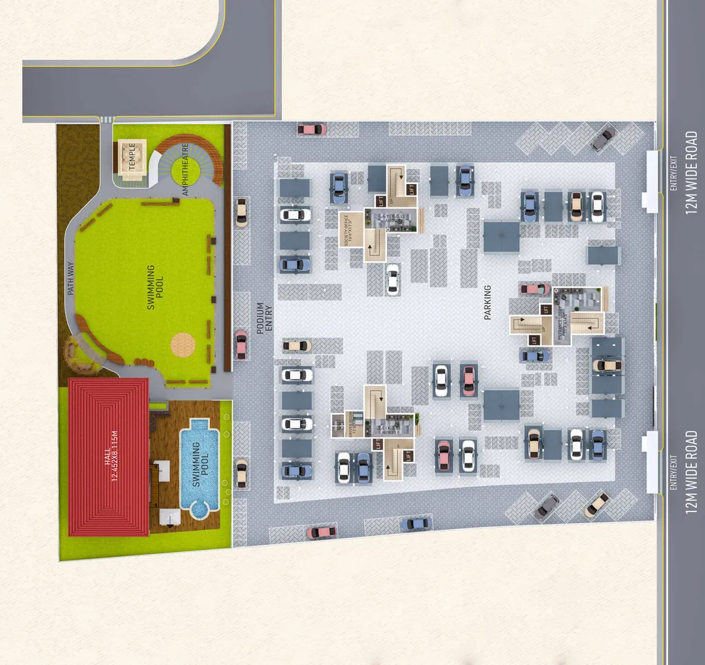 Master Plan of Intercontinental Palazzo Royal in Manish Nagar, Nagpur - Image 434814