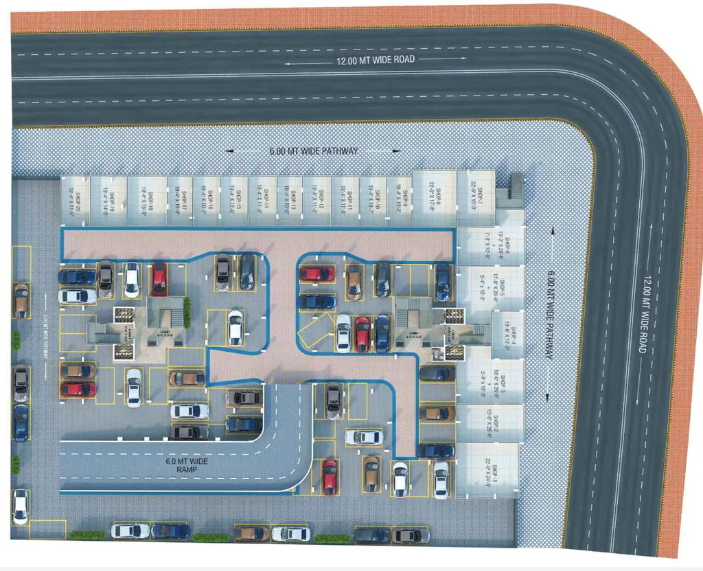 Master Plan of Commercial Raj Palace 15 in Besa, Nagpur - Image 434844