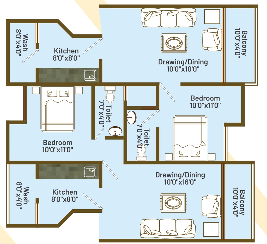 2 BHK Flat in Amaltas Urban City in Ayodhya Bypass, Bhopal - Image 931043