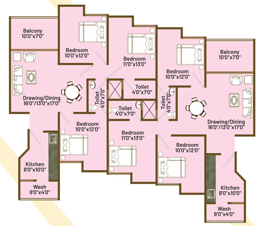 3 BHK Flat in Amaltas Urban City in Ayodhya Bypass, Bhopal - Image 931045