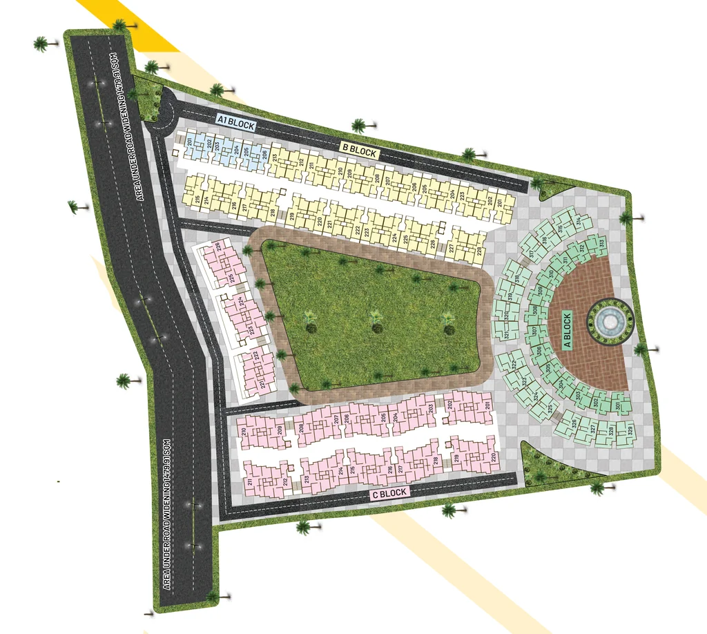 Master Plan of Amaltas Urban City in Ayodhya Bypass, Bhopal - Image 434926