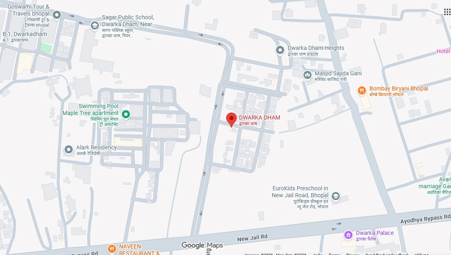 Location of Dwarkadheesh Haveli Dwarka Dham Society in Ayodhya Bypass, Bhopal - Image 434934