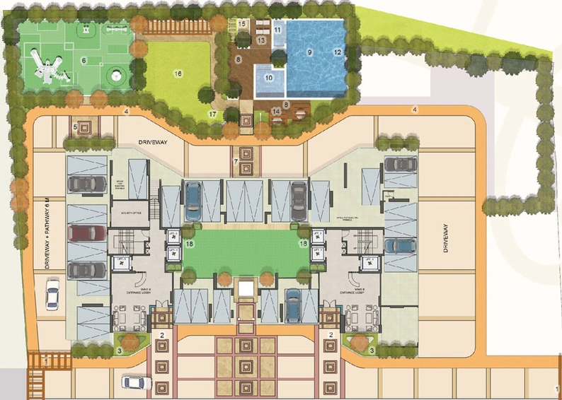 Master Plan of Agarwal Florence in Goregaon West, Mumbai - Image 36121