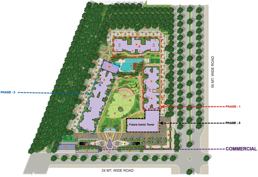 Master Plan of T&T Golf Street in Siddhartha Vihar, Ghaziabad - Image 434997