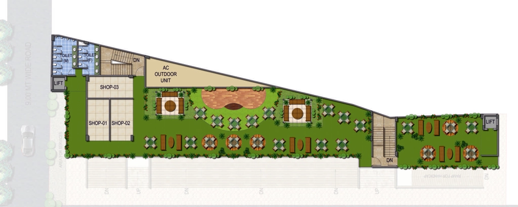 Floor Plan of Vertex Luxarium in NH 24, Ghaziabad - Image 435100