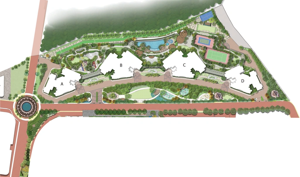 Master Plan of Forest Hills - The Prestige City Phase 2 in Mulund West, Mumbai - Image 435138