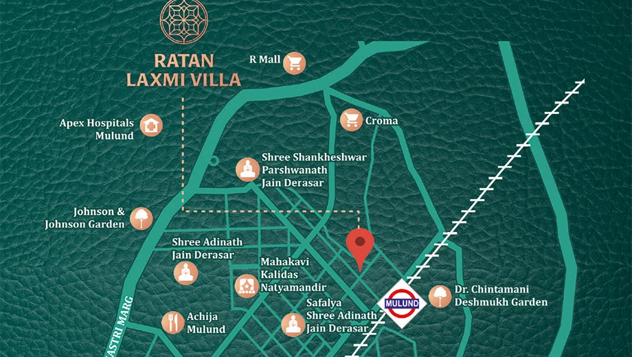 Location of Essence Ratan Laxmi Villa in Mulund West, Mumbai - Image 435127