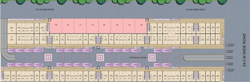 Floor Plan of Welcome Vewe Street in NH 24, Ghaziabad - Image 435110