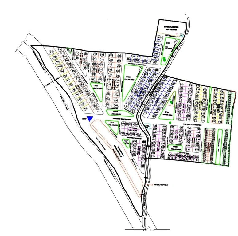 Master Plan of Shri IBD The Glory Citii in Bhauri, Bhopal - Image 435115