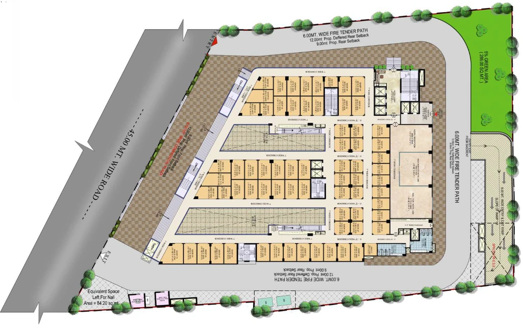 Master Plan of Commercial Garg Global City Walk in Raj Nagar Extension, Ghaziabad - Image 435153