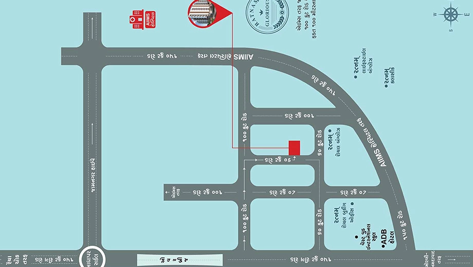 Location of Varun Ratnam Glorious in Madhapar, Rajkot - Image 435161