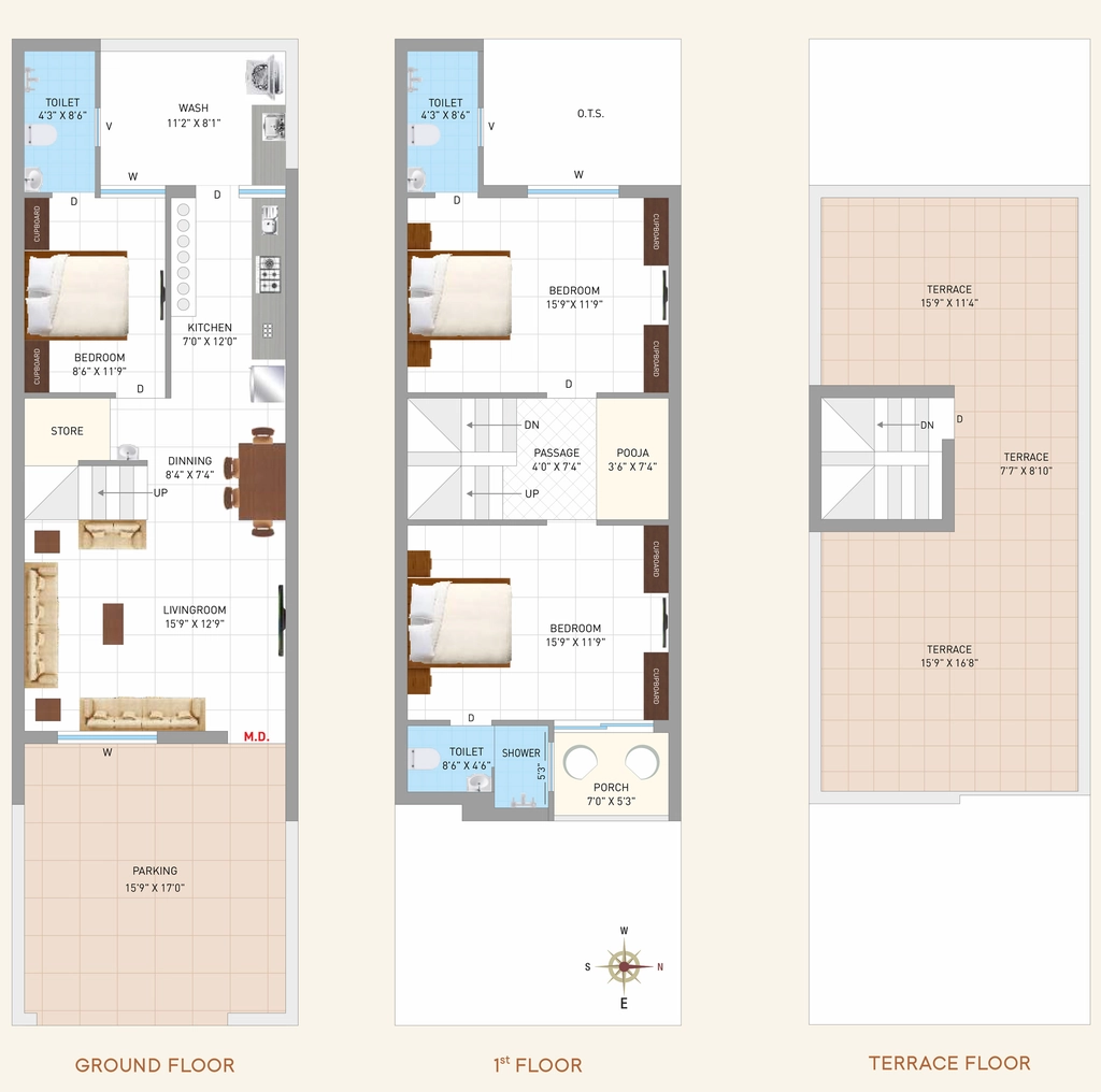 3 BHK House/Villa in Ratnam Lifestyle Bungalow in Madhapar, Rajkot - Image 931158
