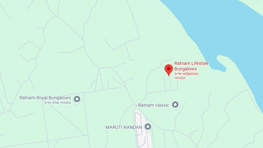 Location of Ratnam Lifestyle Bungalow in Madhapar, Rajkot - Image 435181