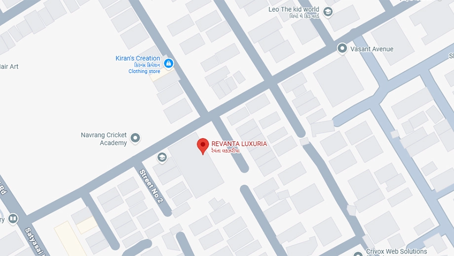 Location of Yash Revanta Luxuria in Nana Mava, Rajkot - Image 435198