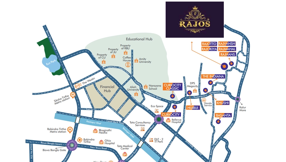 Location of Vinayak Rajos in Rajarhat, Kolkata - Image 435218
