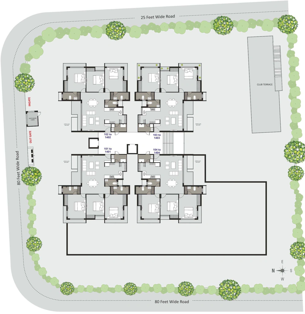 Master Plan of VMK Sharda Sanidhya 3 in Madhapar, Rajkot - Image 435243