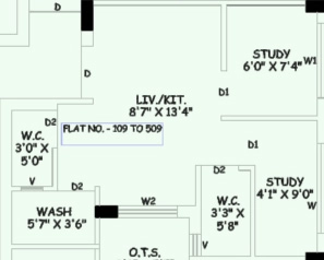 2 BHK Flat in Shree Sankalp Siddh Heritage in Rail Nagar, Rajkot - Image 931193