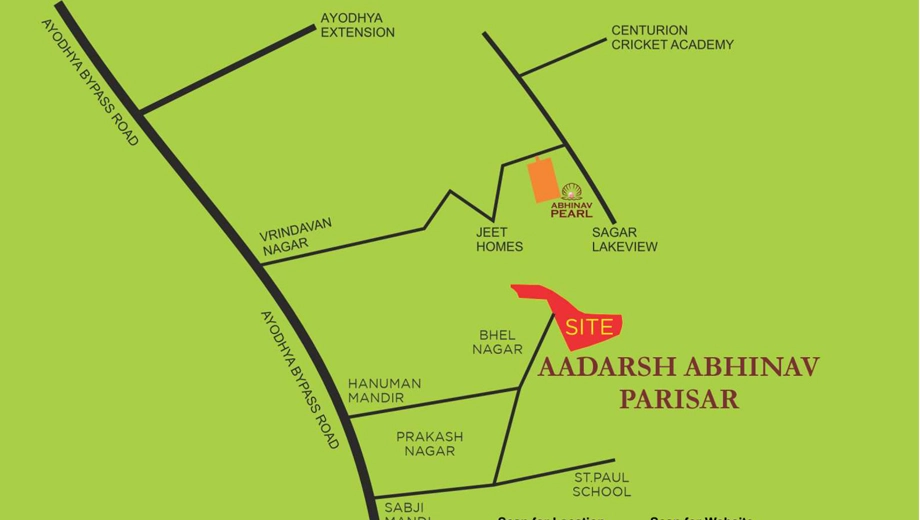 Location of Aadarsh Abhinav Parisar - Image 435473