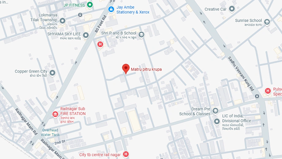 Location of Bhikhalal Shital Flat in Rail Nagar, Rajkot - Image 435278