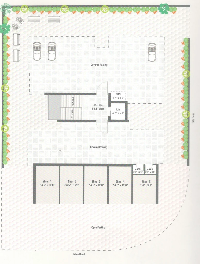 Master Plan of Babubhai Shivalay E in Rail Nagar, Rajkot - Image 435285