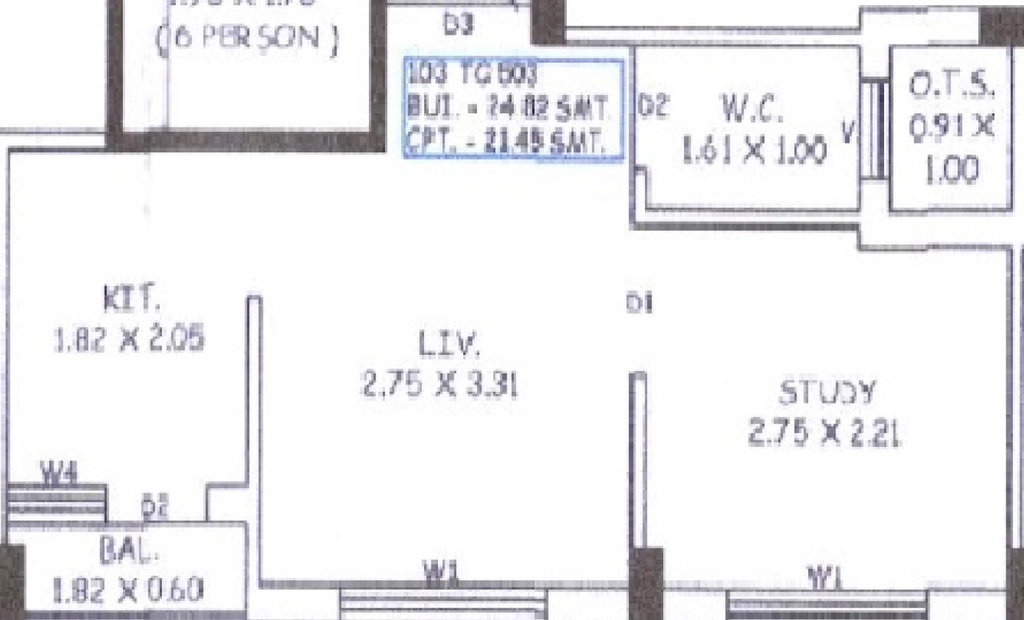 1 BHK Flat in Shree Ambe Villa in Rail Nagar, Rajkot - Image 931198
