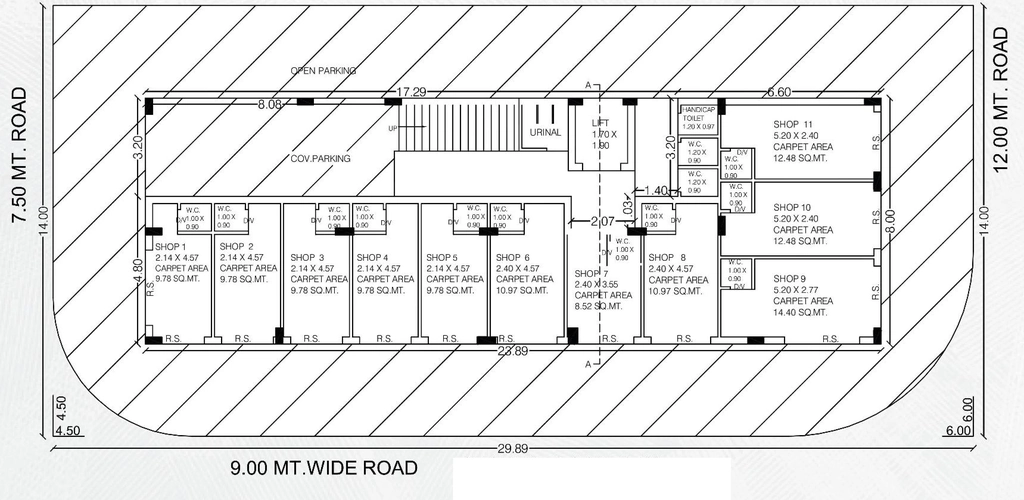 Master Plan of Amrutdhara Shree Amrut Hari Complex in Rail Nagar, Rajkot - Image 435302