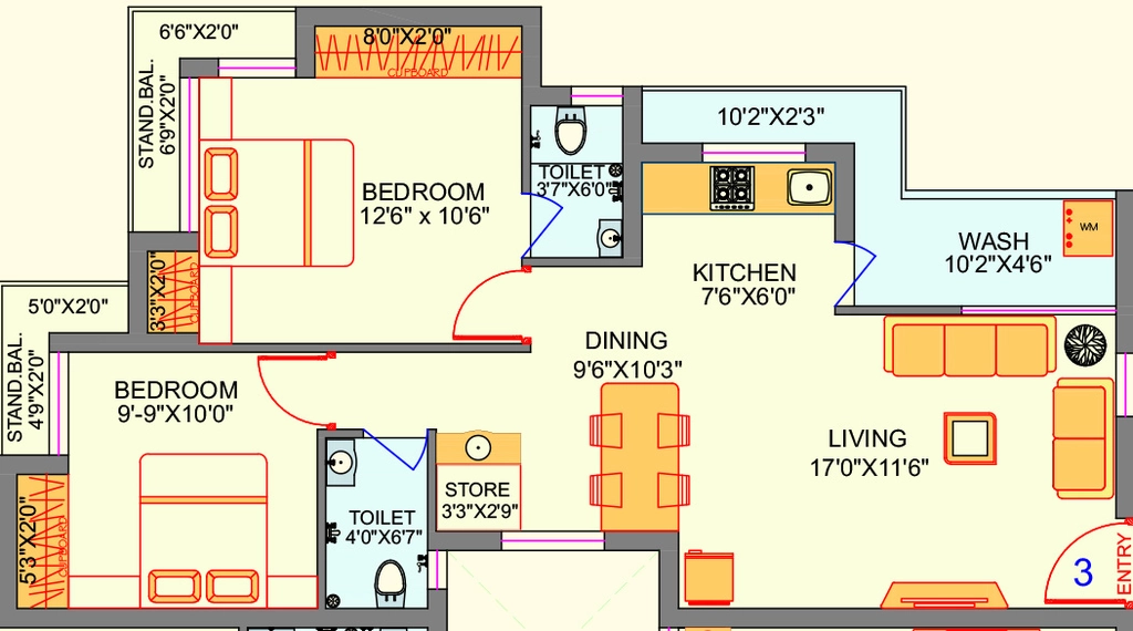 2 BHK Flat in Paresh Shreeji 7 in Kotharia, Rajkot - Image 931206