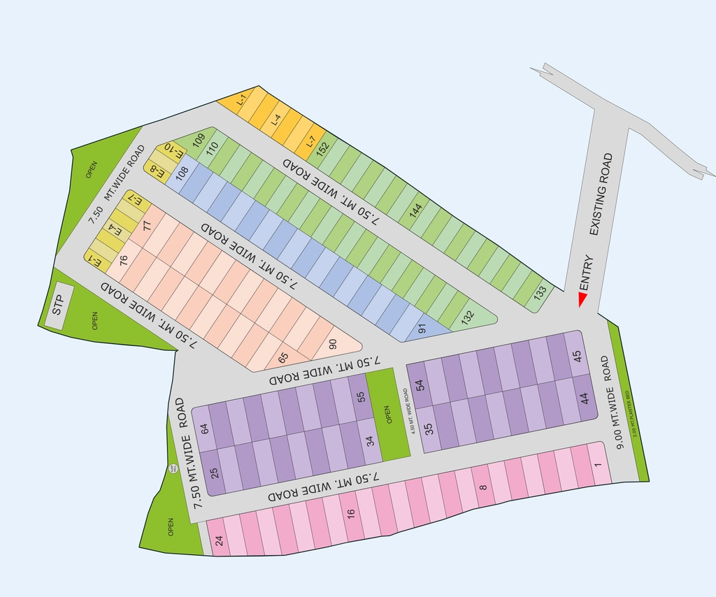 Master Plan of Aamra Green in Kolar Road, Bhopal - Image 435355
