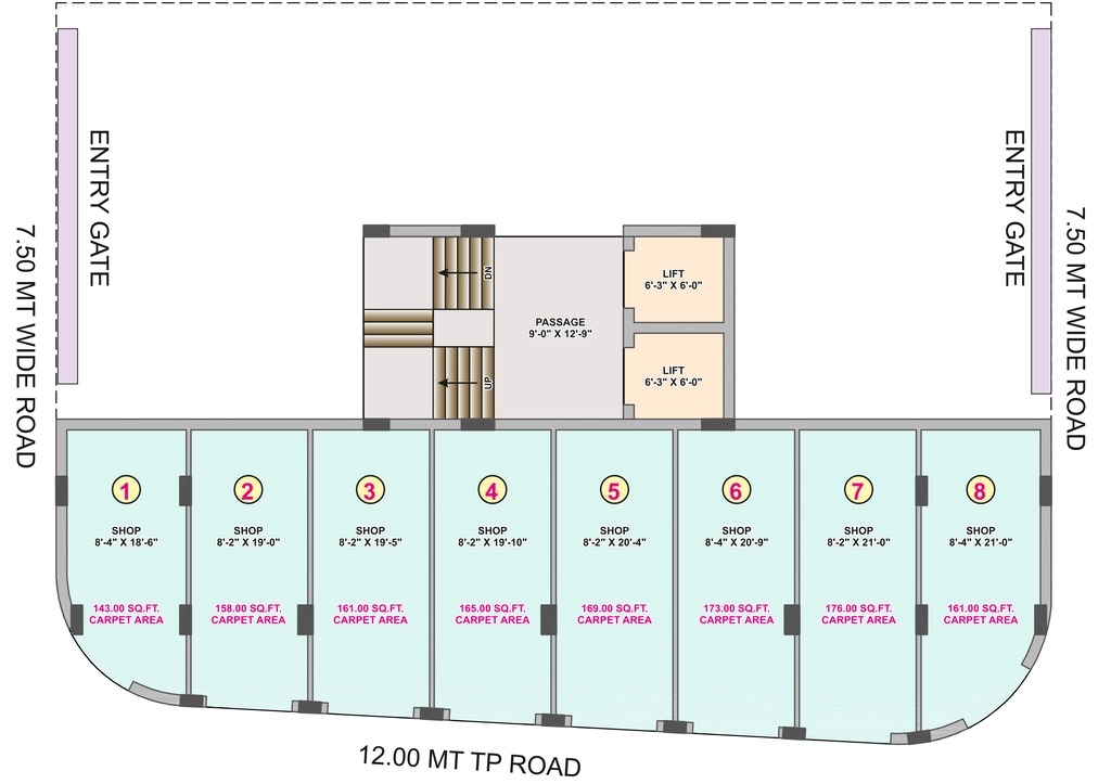 Master Plan of Shree Manhari Enclave in Rail Nagar, Rajkot - Image 435346