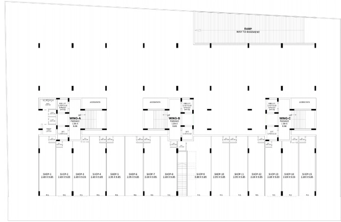 Master Plan of Commercial Shriji Bombay Silver 4 in Rail Nagar, Rajkot - Image 435371