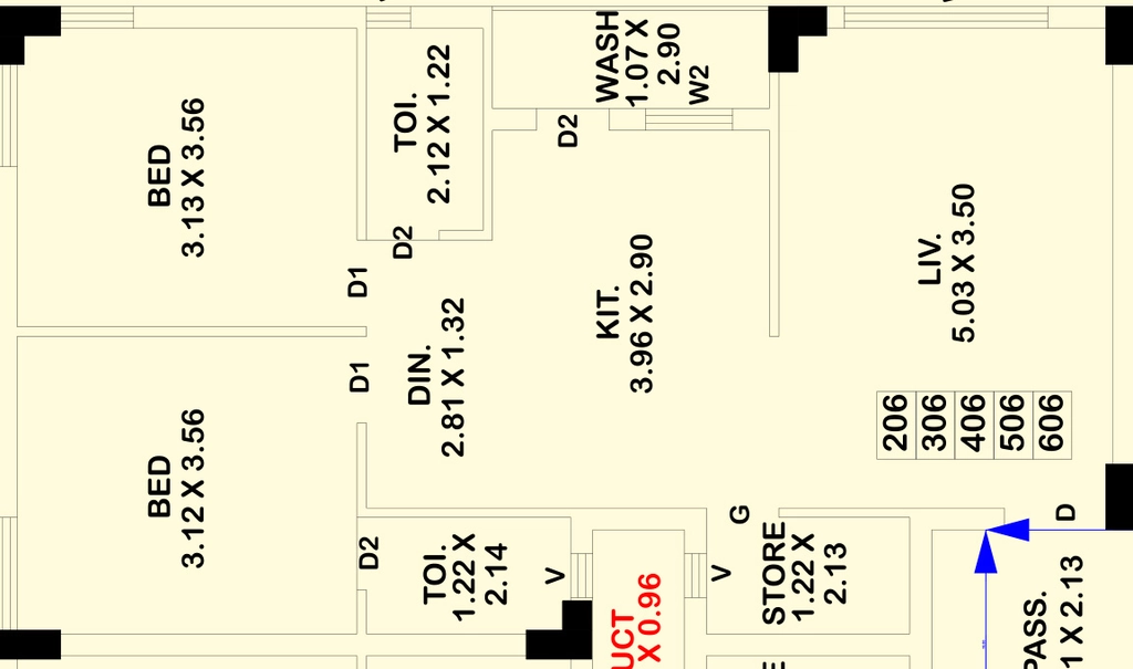 2 BHK Flat in Shreeji Sanidhya Hills in Kotharia, Rajkot - Image 931219