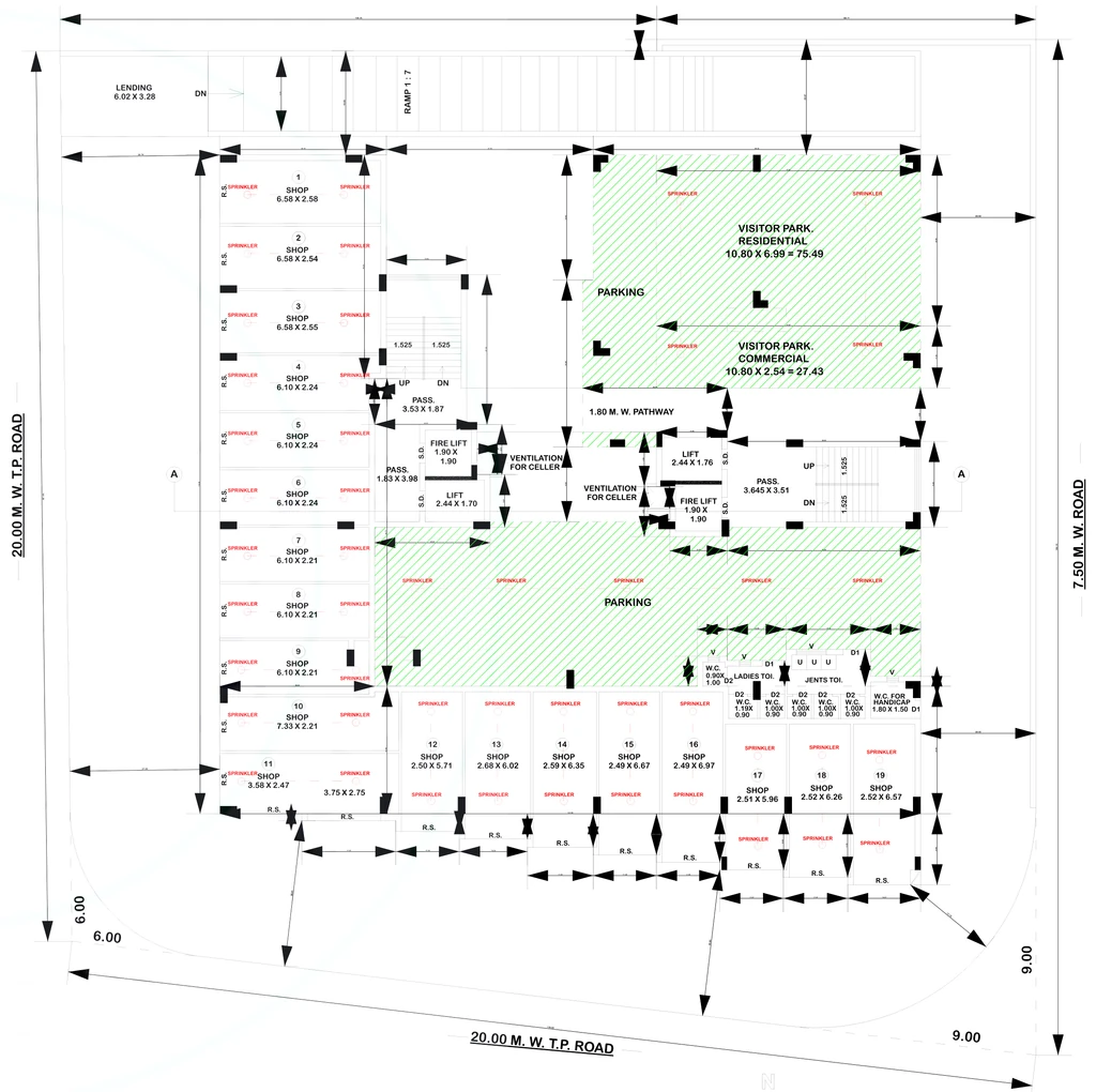 Master Plan of Commercial Shreeji Sanidhya Hills in Kotharia, Rajkot - Image 435390