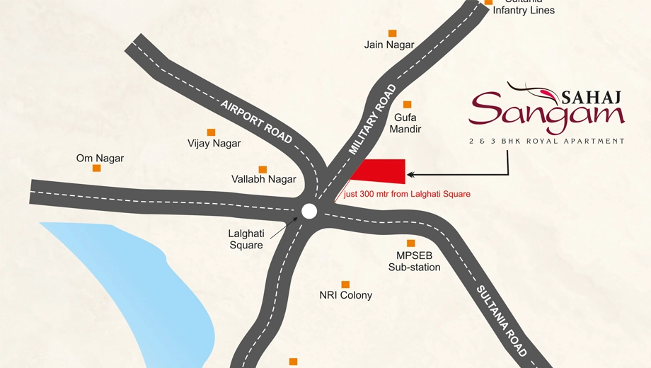 Location of DR Sahaj Sangam in Lalghati, Bhopal - Image 435420