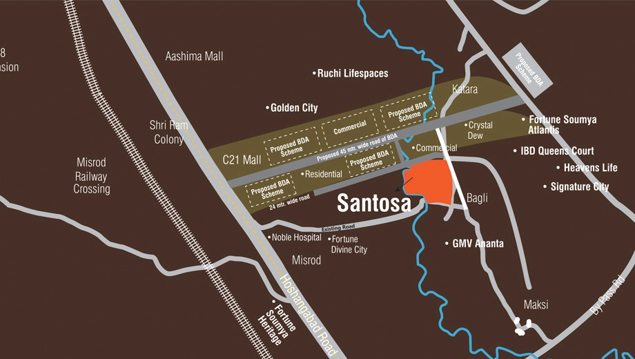 Sample Apartment of Fortune Soumya Santosa in Bagli, Bhopal - Image 435429