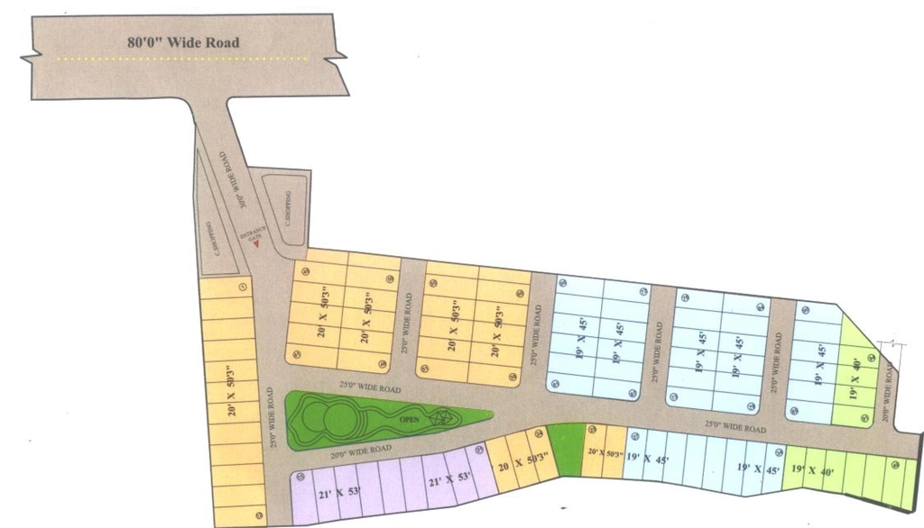 Master Plan of Mahendra City in Bawadiya Kalan, Bhopal - Image 435437