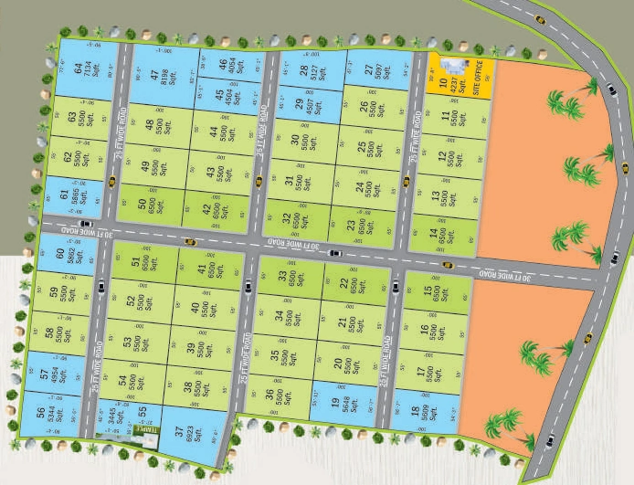 Master Plan of The Monarch Farms in Katara Hills, Bhopal - Image 435459