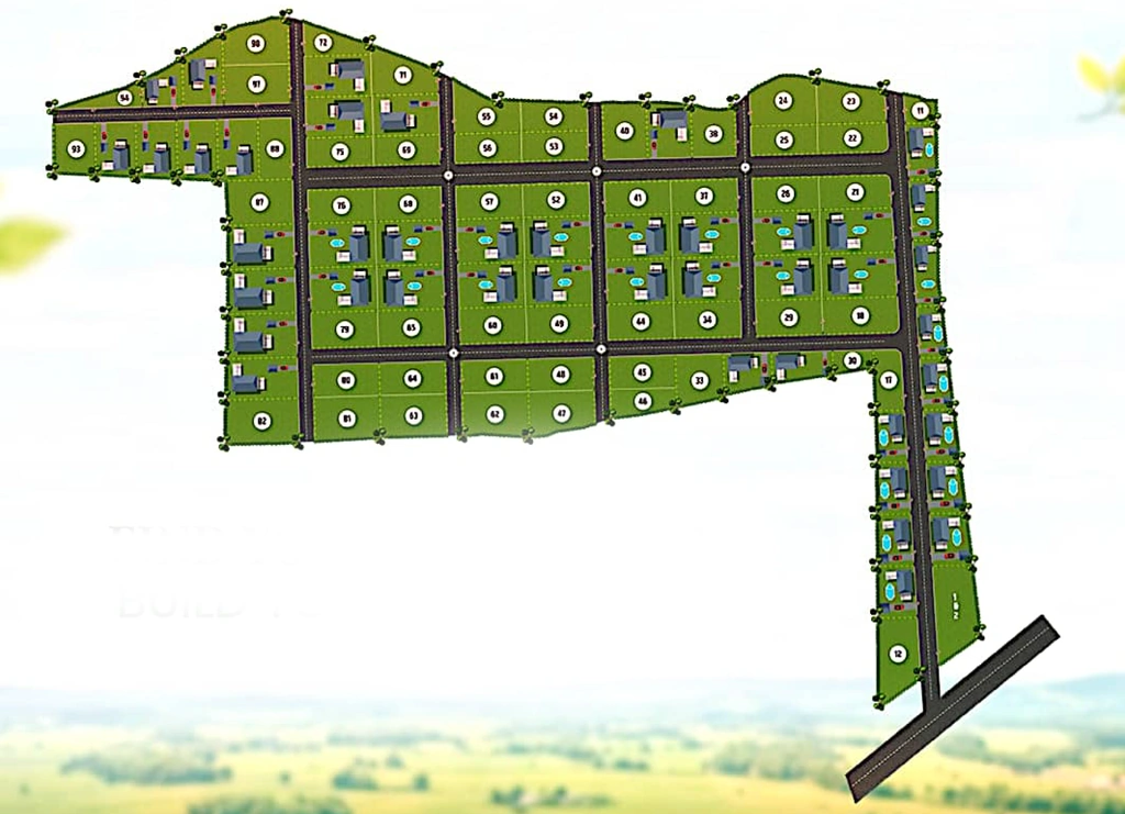 Master Plan of Priyanka Green Legacy Farms in Hoshangabad Road, Bhopal - Image 436062